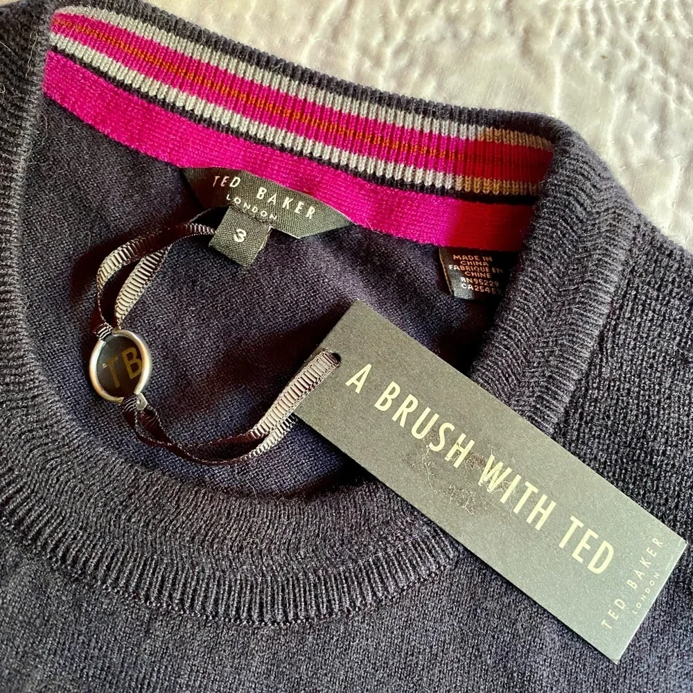 🔶Ted Baker London Textured Crewneck Jumper Sweater🔶 NWT